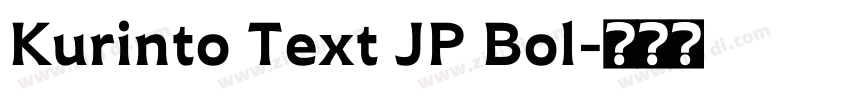 Kurinto Text JP Bol字体转换
